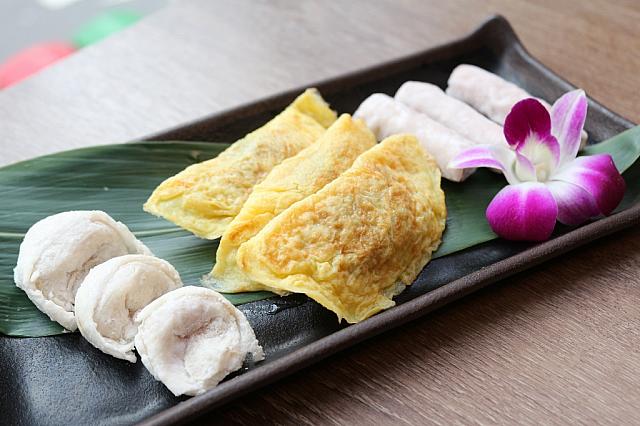 綜合手工餃　手作り餃子風練り物(魚餃、蛋餃、燕餃)