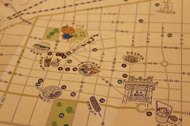 ホテル作成のMAPも使いやすい