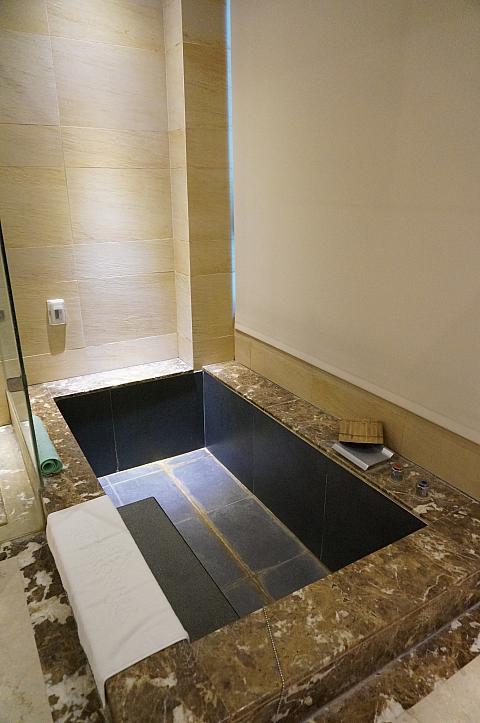 見て～！この浴槽の広さを！！