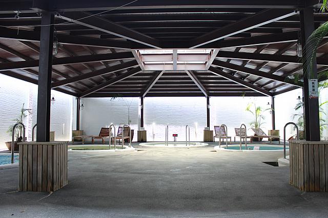 大浴場奥には…