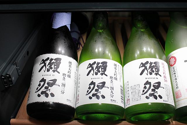 一番人気の「獺祭」