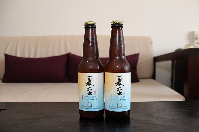 節気ビールもプレゼント！何種類かありますが、どれがもらえるかはお楽しみ。ホテル内にて販売もしています