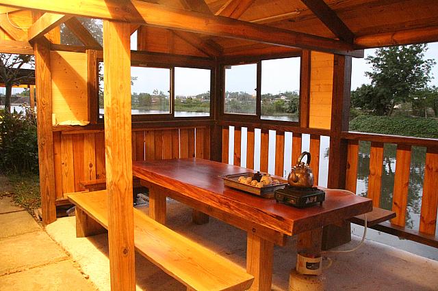 このエリアは水上に浮かんでいるみたい