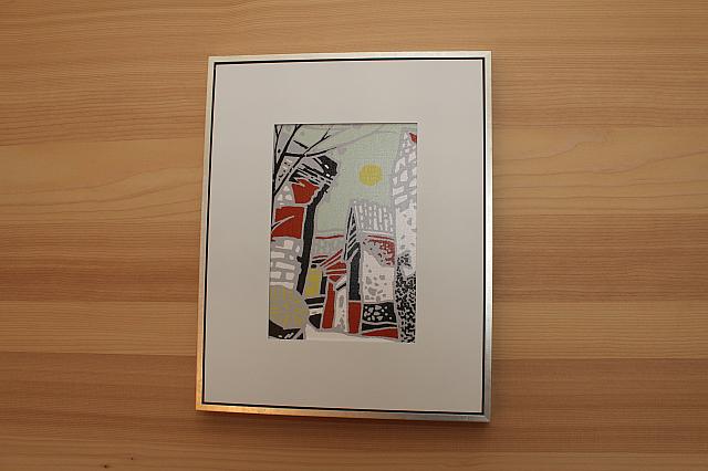 台南をイメージした絵が飾られています