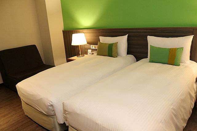 ツインルームはエキストラベッド追加でトリプルルームにできます