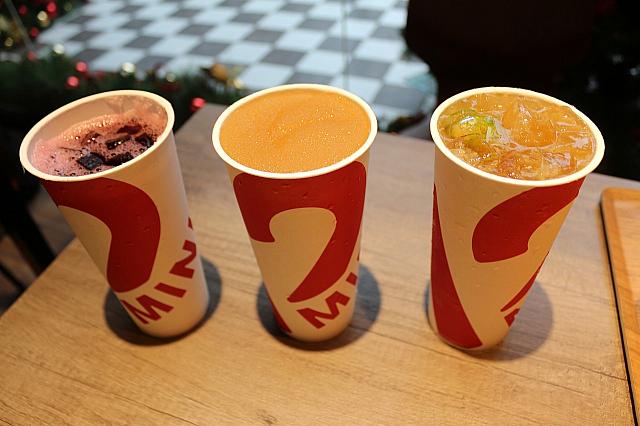 ドリンクメニューも充実しています！
