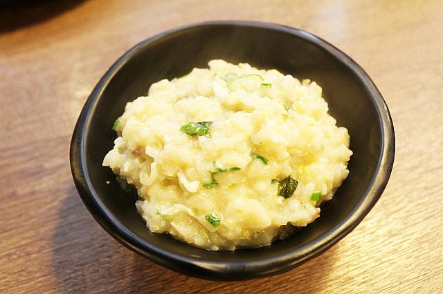 美味しい雑炊の出来上がり！