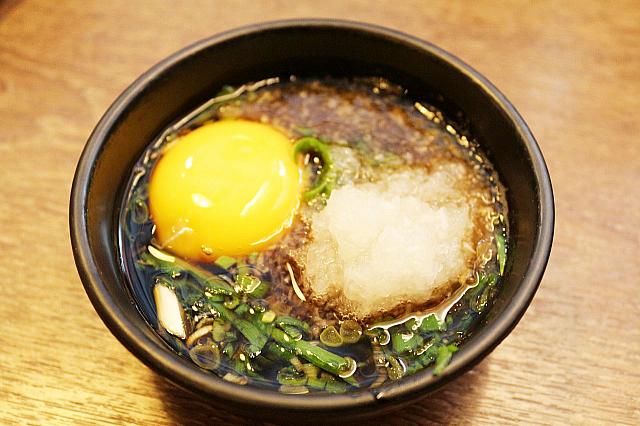 黄身＋大根おろしのタレも美味しいです