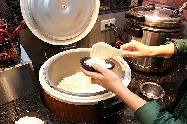 白米は香りよく甘みも感じられる雲林産の台南11号