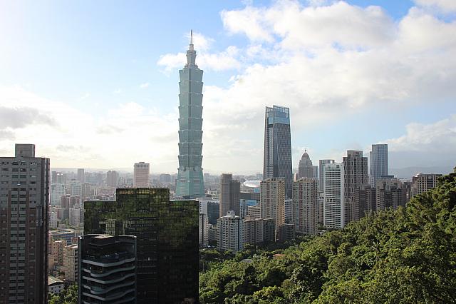台北盆地を俯瞰できるベストポジションです