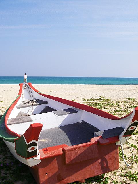 海風に吹かれて