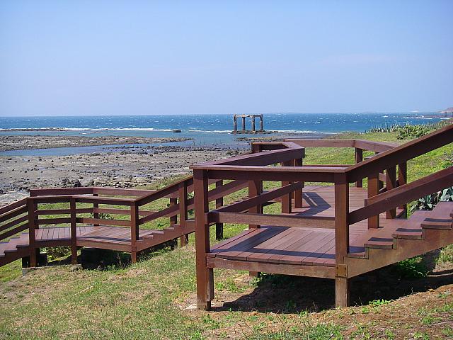 海まで降りられます