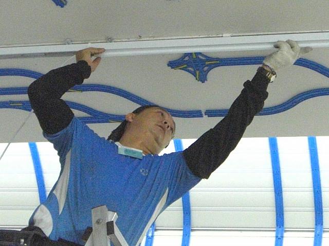 希望通りの照明に工夫してくれた電気屋さん