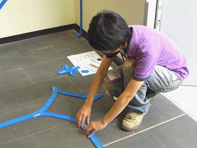 図面をみながら向きも正確に