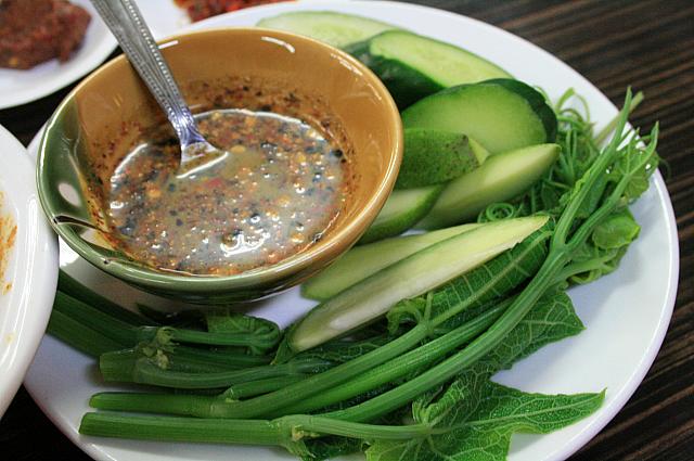 野菜には「ナッピ」をつけてどうぞ