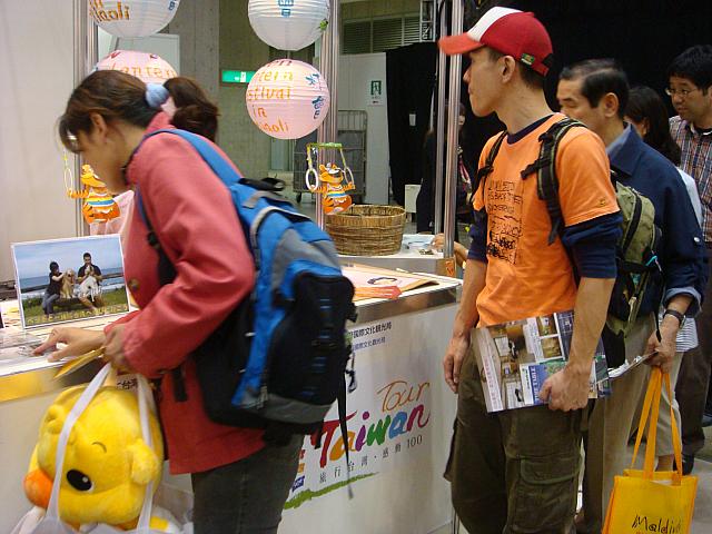 台湾館はにぎやかです