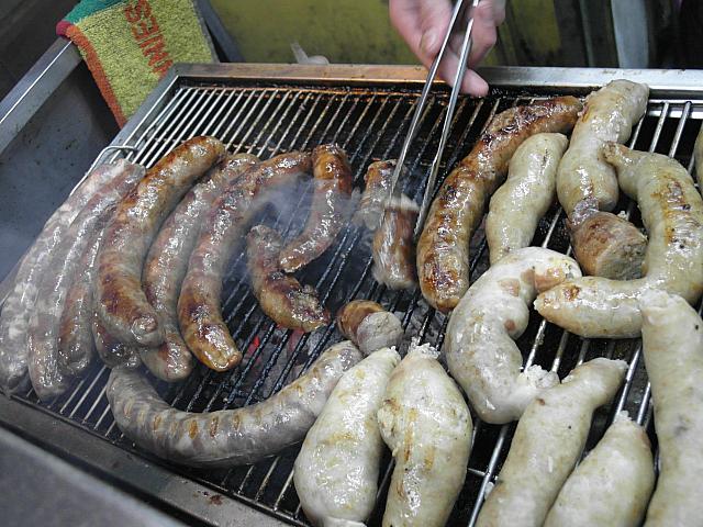 ウィンナーもこんがり！お米のウィンナーを初めて食べました！