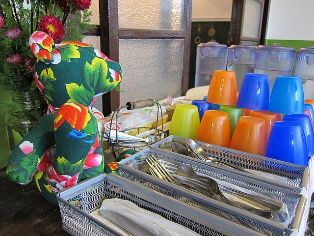 カフェ内にはいたる所にクマちゃん！