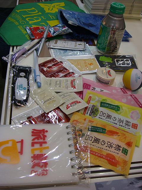 ナビ友が獲得した景品の数々…ほぼ一日中会場内にいたようです…