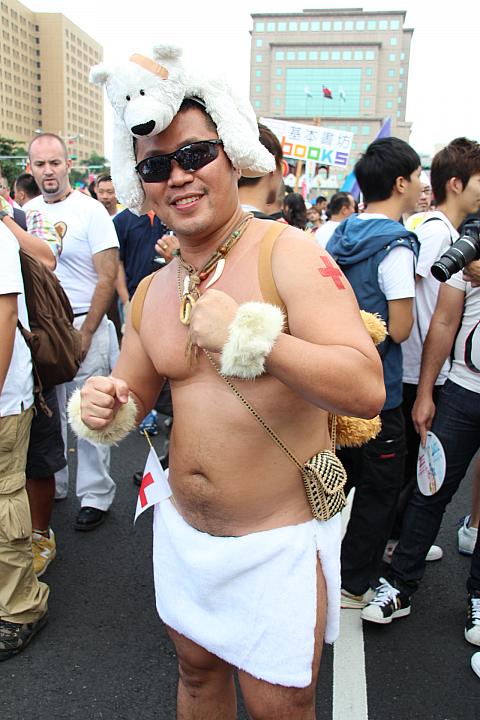 熊さんキャラの彼が・・・