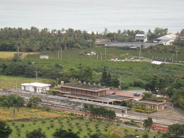 山の中腹から見下ろした景色。平野です。