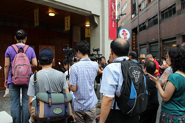 16日（土）にオープンした「大稻埕故事工坊（URS44）」。この日記者会見が開かれました！