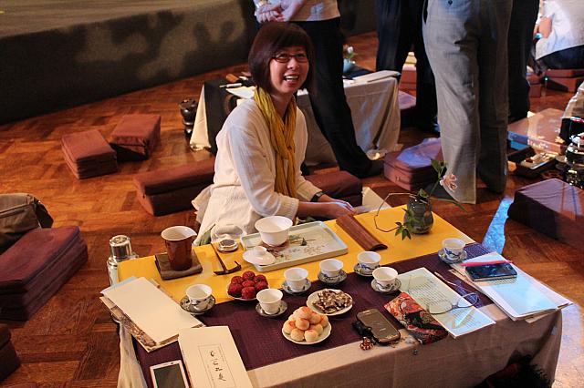 各席には趣きの違った茶器が使われていて面白い！