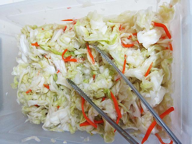 食べる時の相棒はもちろん台湾キムチ！