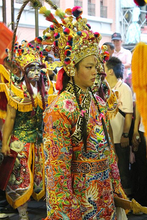 この顔にペイントをしていないのが「葫蘆童子」