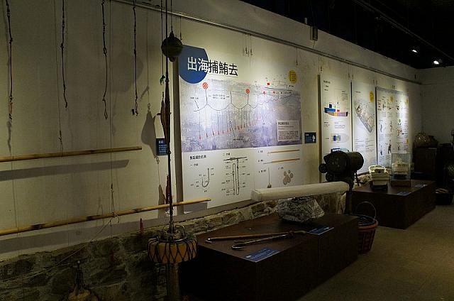 中には黒マグロと他のマグロの違いなどがわかりやすく展示されていました！東港名物桜海老の展示もありましたよ～！