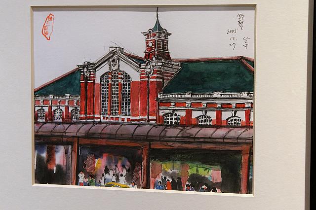 赤レンガが印象的な台中駅もこのとおり