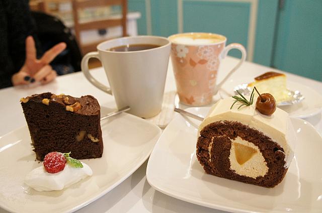 じゃぁ～～ん！ケーキは甘過ぎず素材を大切にしていておいし～♪