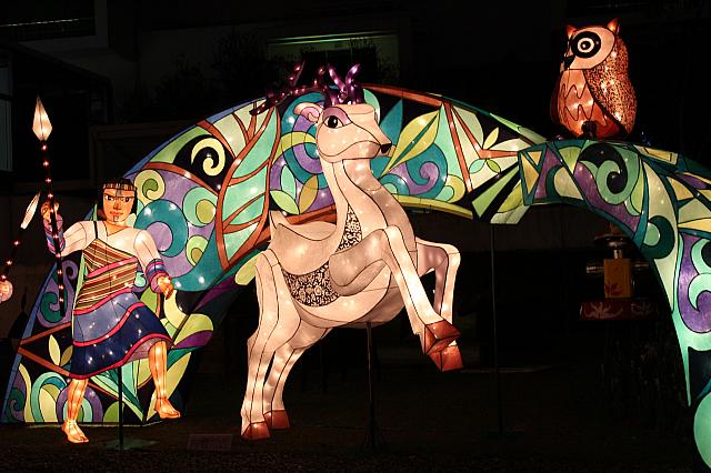 原住民に伝わる伝説などをランタン表現しているのもとっても興味深い！