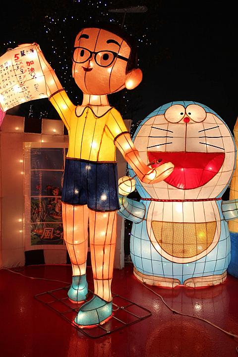 のび太（？）とドラえもんなどのキャラクターもいました☆