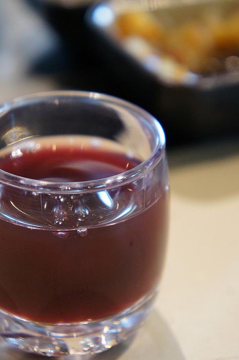 お口直しのドリンクを飲んでさっぱり～！