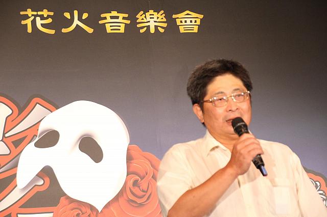 日月潭国家風景区から代表の方の挨拶がありました、フェス期間は、自転車含めスポーツイベントも盛りだくさんとのことです