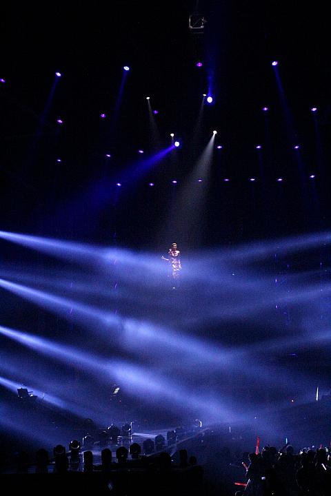 A-Linはこんな高いところでも歌ってくれました