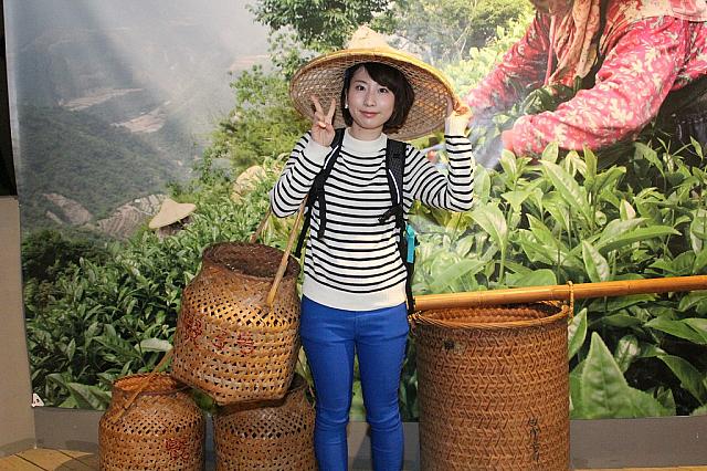 茶摘みしているみたいに見えるでしょ？？