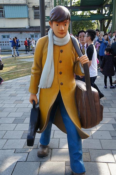 「向左走向右走（ターンレフトターンライト）」の主人公ふたり。ナビも一緒に写真撮っちゃいました♪