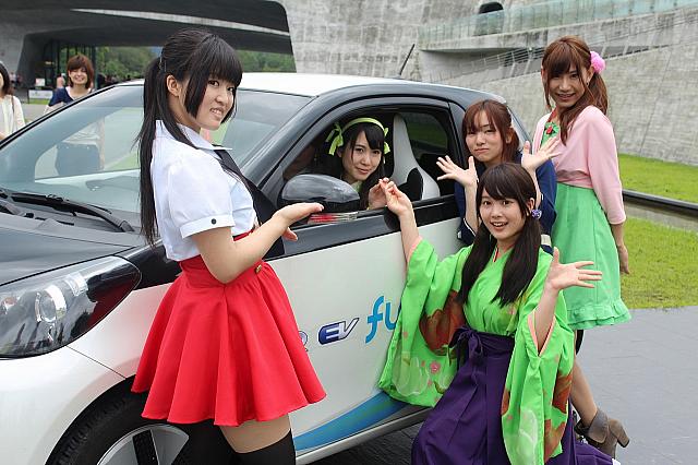 日月潭ではEV車利用をオススメしています