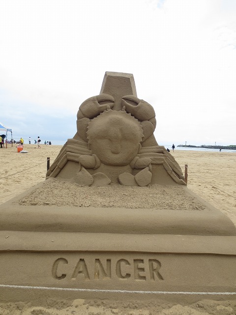 「かに座」の作品。本物の「かに」みたいですよね～