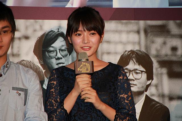 若き日の母親役を演じていたんです～と茶目っけたっぷり。<br>初めての映画出演で難しいこともありましたが、王月さんが自分の役をきちんと理解させてくれて何とか演じることができたそうですよ