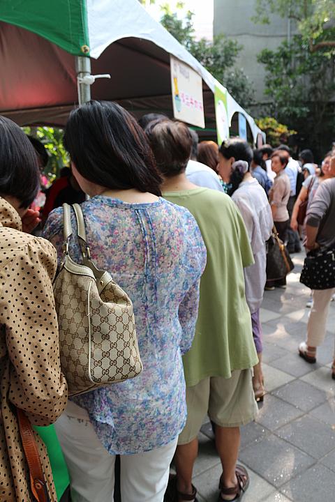 行列が出来ているなとおもったら
