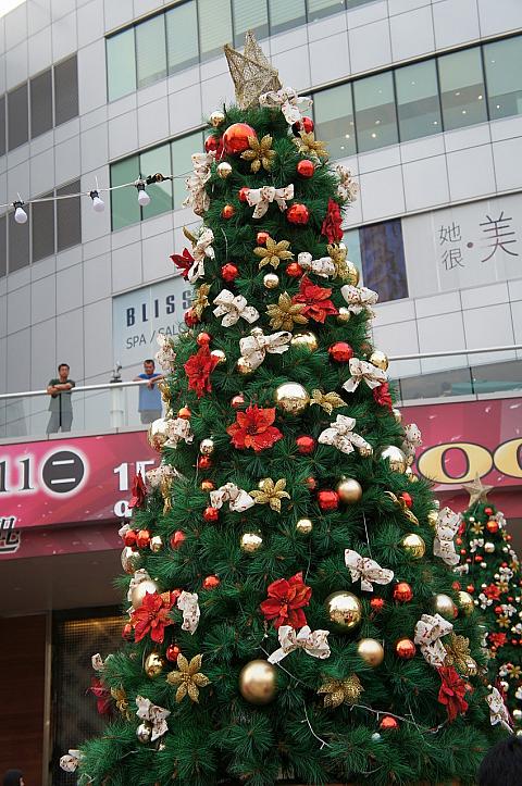 定番のクリスマスツリーや