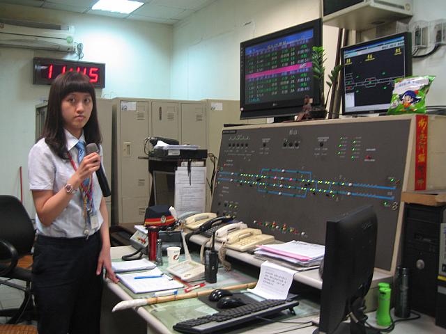 副駅長さんも設備について説明してくれました。