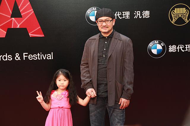 門田英司さんはお子様を連れての登場！！