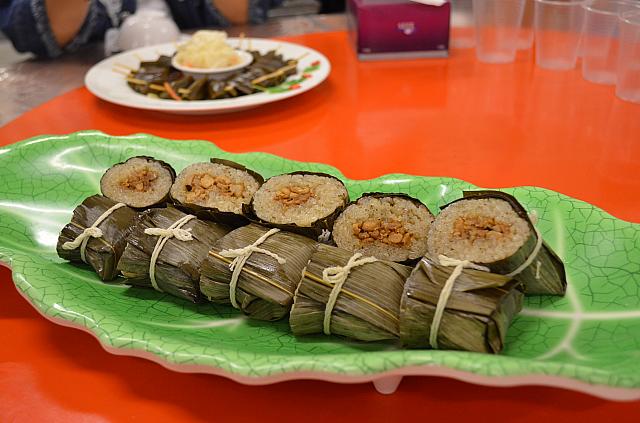 客家米食。チマキです