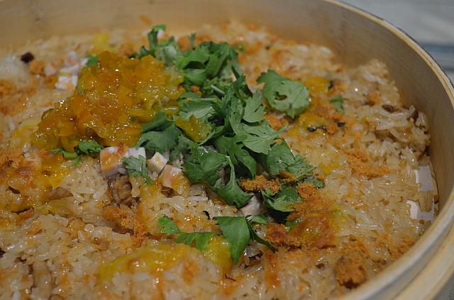 芋香米糕。芋のほくほく感と金柑のほろ苦さがいい味出してます