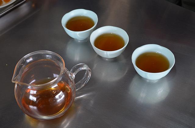 ここで採れた烏龍茶