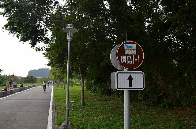 この道は環島のコースにもなっています